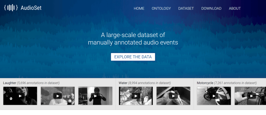 ・AudioSet